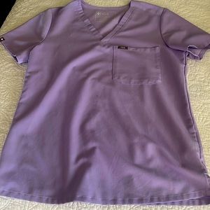 Lavender FIGS scrubs like new, pants and top